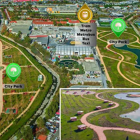 5 Minute Walking Distance Tram-metro-metrobus/1 Minute For Park/10 Minute For Mall Apartment *